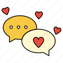chat, love, messages
