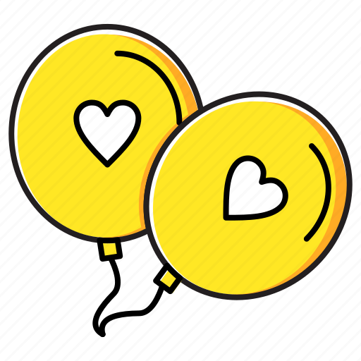 Balloons, heart, love, valentine icon - Download on Iconfinder
