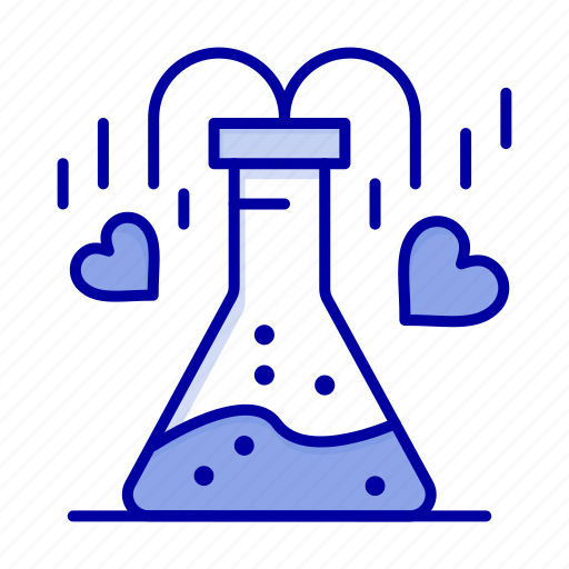 Chemical, flask, heart, love icon - Download on Iconfinder