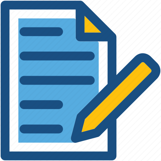 Edit, paper, pen, sheet, writing icon - Download on Iconfinder
