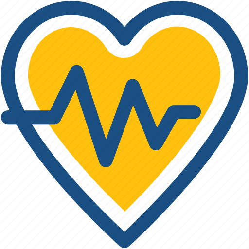 Heart rate, heartbeat, lifeline, pulsation, pulse rate icon - Download on Iconfinder