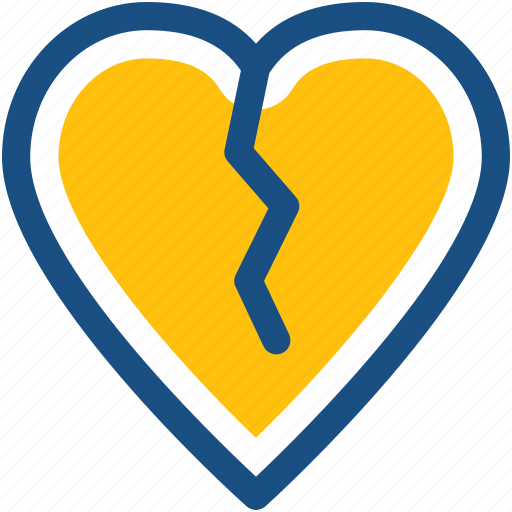 Breakup, broken heart, disheart, divorce, heartbreak icon - Download on Iconfinder