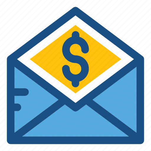 Bill, dollar, envelope, letter, payment icon - Download on Iconfinder