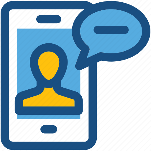 Chatting, mobile, video call, video chat, video conference icon - Download on Iconfinder