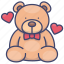 bear, gift, teddy, toy