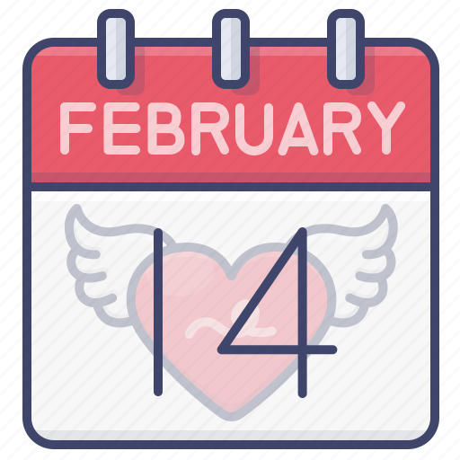 Calendar, date, day, valentines icon - Download on Iconfinder