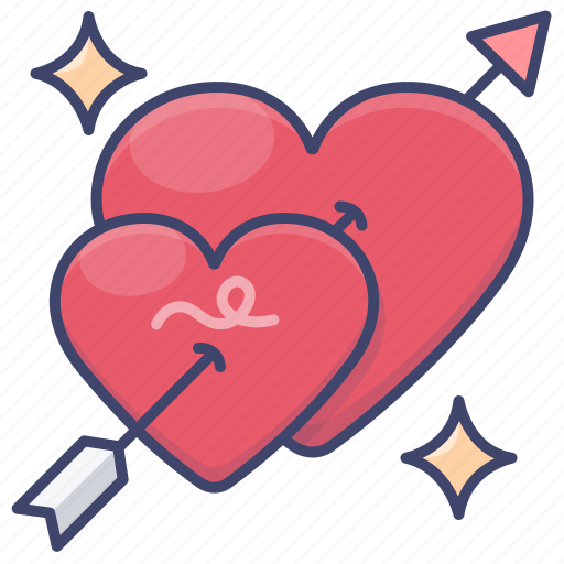 Arrow, heart, love, romance icon - Download on Iconfinder