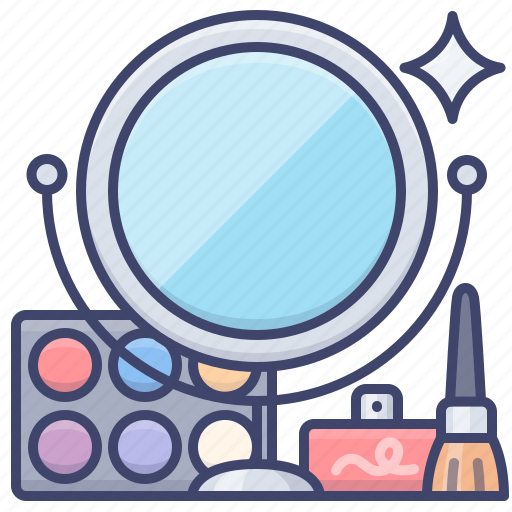 Cosmetics, makeup, mirror, set icon - Download on Iconfinder