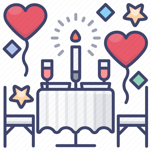 Date, dating, dinner, valentines icon - Download on Iconfinder