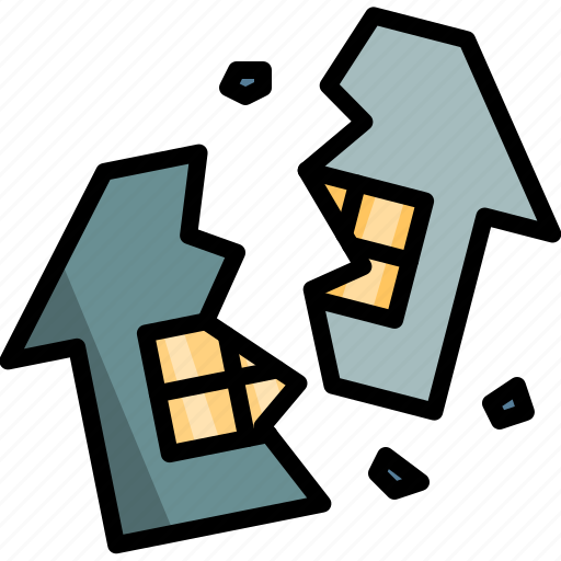 Break, divorce, family, home, house, up, wreck icon - Download on Iconfinder