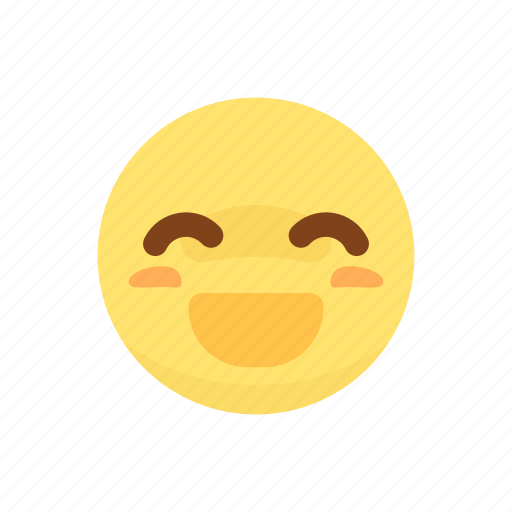 Happy, satisfaction, smile, sweet, warm, lovely emoji icon - Download on Iconfinder