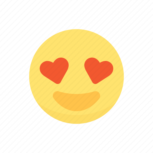 Fanaticism, fans, infatuation, like, love, lovely emoji icon - Download on Iconfinder