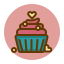 cupcake, dessert, gift, present, sweet, valentines 