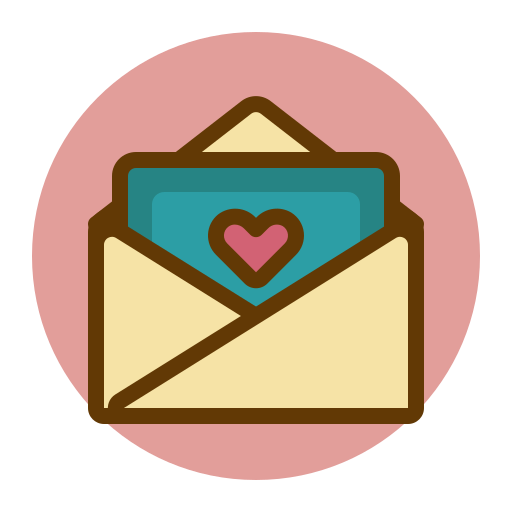 Card, letter, love, valentines icon - Free download