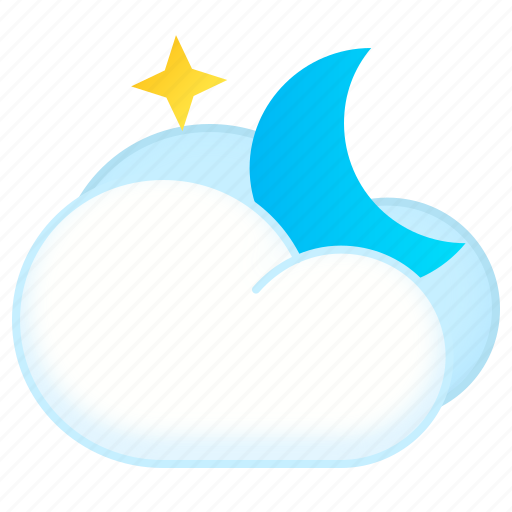 Interval, moon, weather, cloud, cloudy icon - Download on Iconfinder