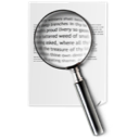 document, file, search, spyglass, text