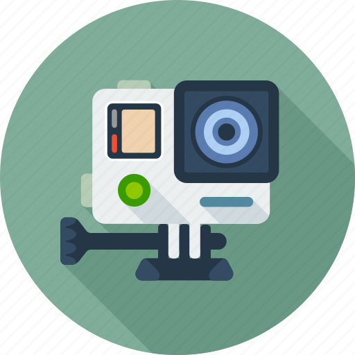 Cam, camera, extreme, gopro, movie, multimedia, video icon - Download on Iconfinder