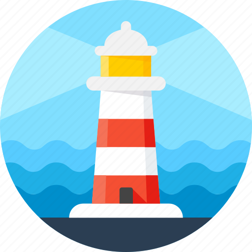 Beacon, direction, light, lighthouse, navigation, sea, tower icon - Download on Iconfinder