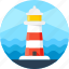 beacon, direction, light, lighthouse, navigation, sea, tower 