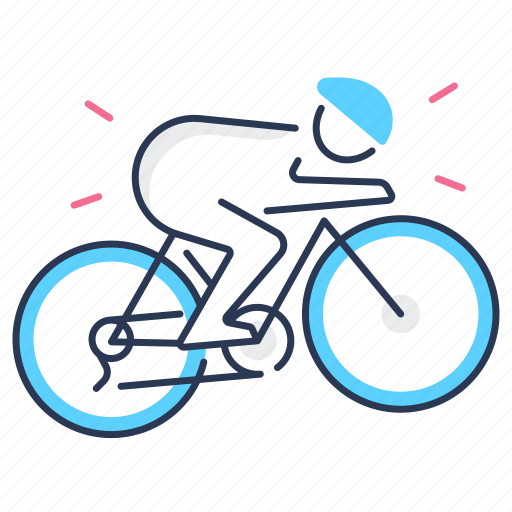 Cyclist, road bike, bike racing, bicycle race icon - Download on Iconfinder