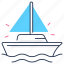 sailboat, boat, transport, yacht 