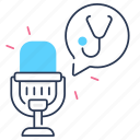 microphone, podcast, doctor, healthcare