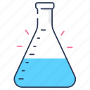 laboratory, flask, research, chemical
