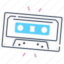 tape, cassette, classic cassette, music cassette