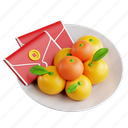 oranges, 3d icon, 3d illustration, 3d render, lunar new year, chinese new year, chinese, china 