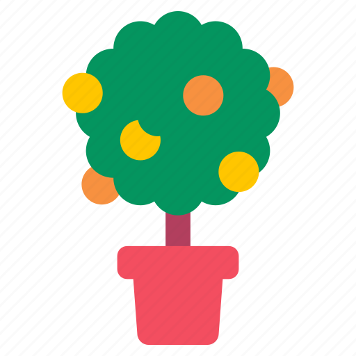 Orange, tree, wealth, chinese, plant icon - Download on Iconfinder