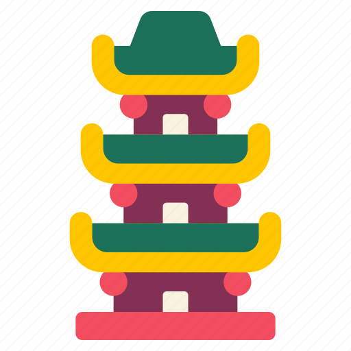 Temple, pagoda, chinese, asian, china icon - Download on Iconfinder