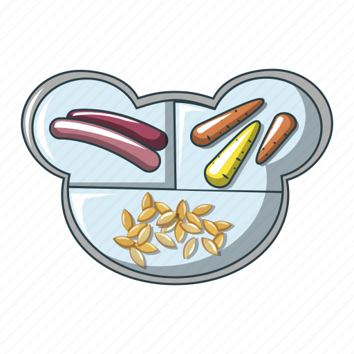 Cartoon, food, fresh, fruit, healthy, lunch, tray icon - Download on Iconfinder