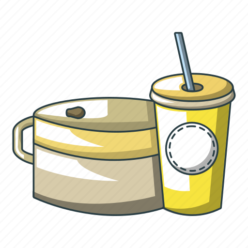 Burger, cartoon, drink, fast, food, hamburger, meal icon - Download on Iconfinder