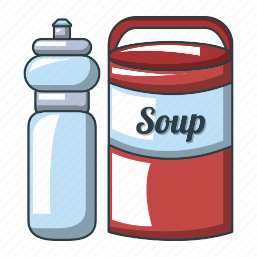 Cartoon, dinner, food, hot, soup, vegetable, water icon - Download on Iconfinder