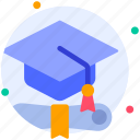graduation cap, graduation, hat, mortarboard, graduate, education, school, online education, learning