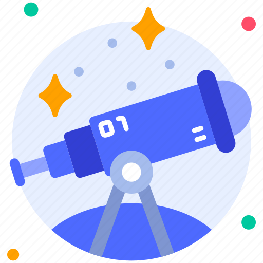 Telescope, astronomy, space, science, observatory, education, school icon - Download on Iconfinder