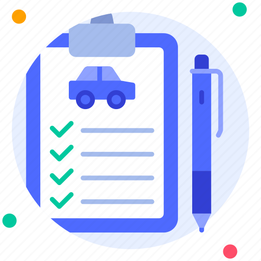 Car check, list, service, maintenance, check, garage, car icon - Download on Iconfinder