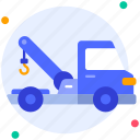 tow car, truck, towing, crane, vehicle, garage, car, repair, automotive
