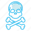 skull, dead, death, skeleton 