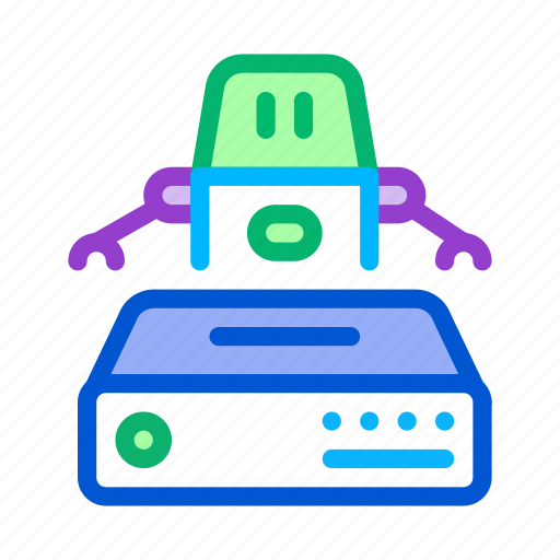 Automation, machine, learning, digital, data, process icon - Download on Iconfinder
