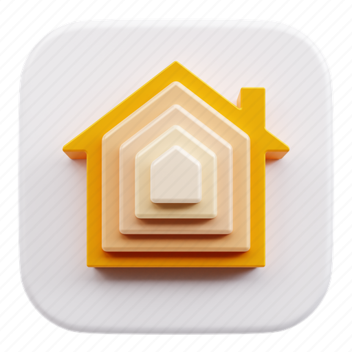 Home, macos app, 3d icon, 3d illustration, 3d render, residence, living 3D illustration - Download on Iconfinder
