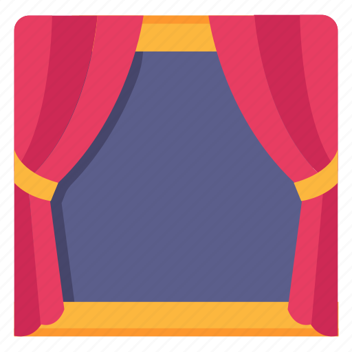 Curtains, drapes, lambrequin, portiere, blinds icon - Download on Iconfinder