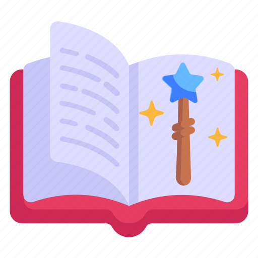 Spell book, sorcery book, magic book, fantasy book, wizardry book icon - Download on Iconfinder