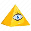 eye, pyramid, egypt, search, triangle