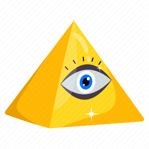 Eye, pyramid, egypt, search, triangle icon - Download on Iconfinder