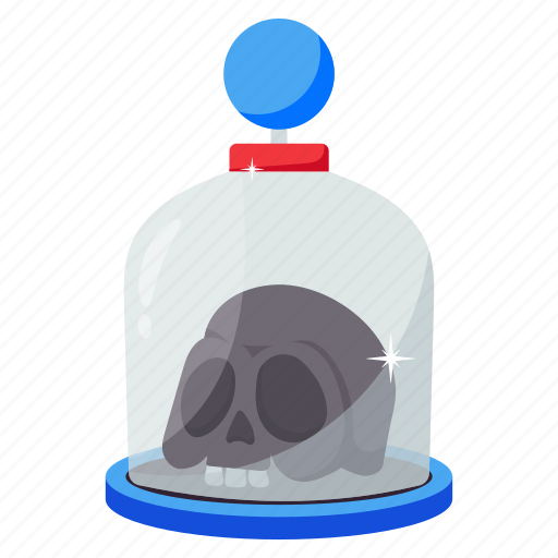 Skull, glass, jar, magic icon - Download on Iconfinder