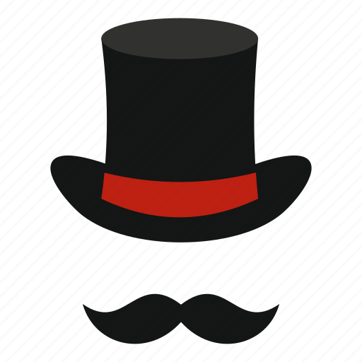 Classic, clothes, cylinder, fashion, gentleman, headdress, moustaches icon - Download on Iconfinder