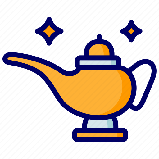 Genie, lamp, magic, magician, wizard icon - Download on Iconfinder