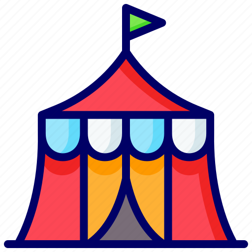Circus, magic, outdoor, show, tent icon - Download on Iconfinder