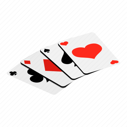 Ace, card, club, game, heart, isometric, magic icon - Download on Iconfinder